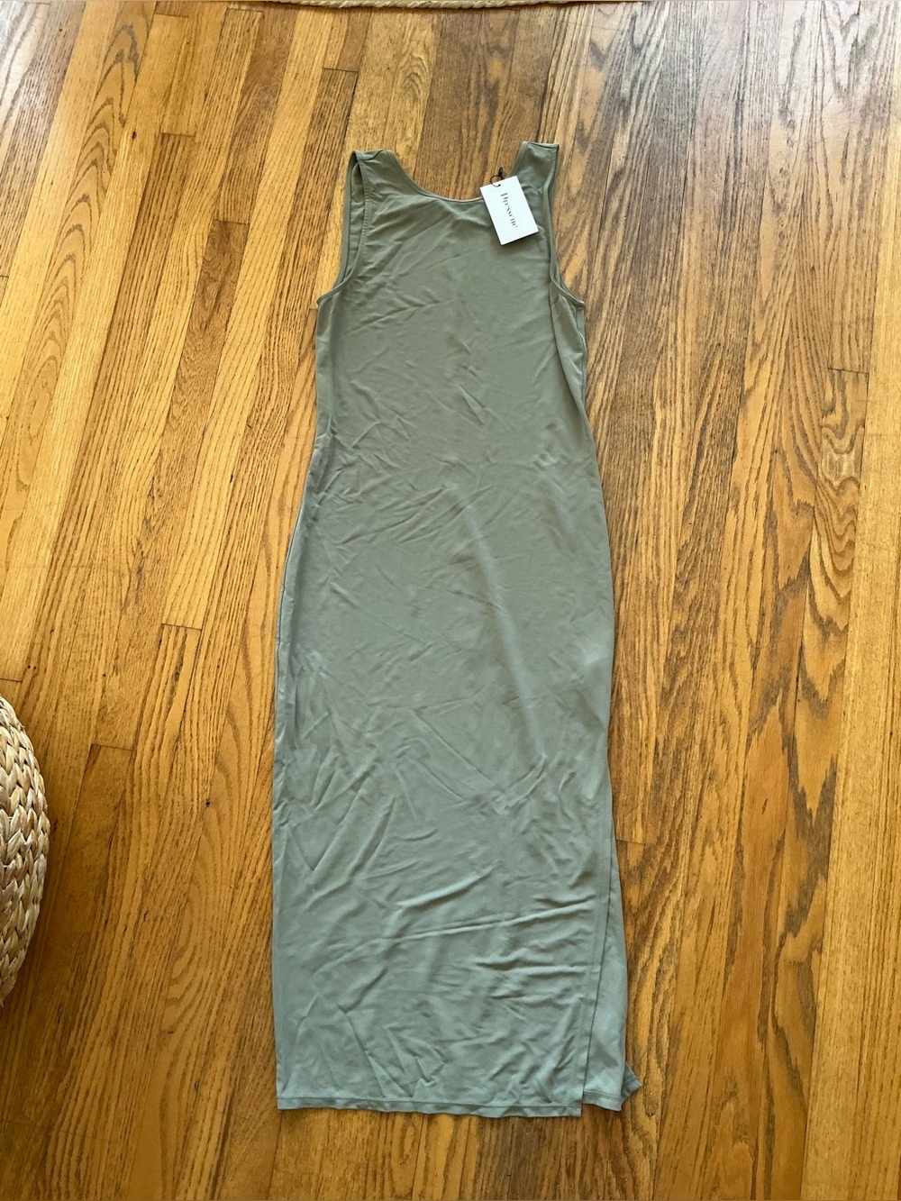ANINE BING Olive Green dress